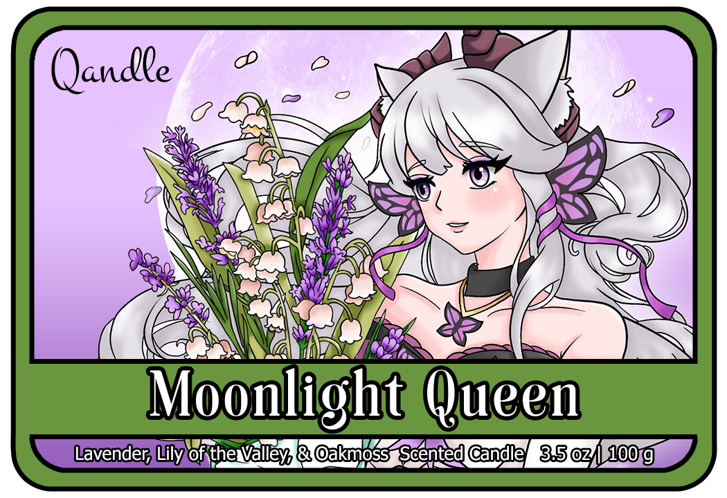 Moonlight Queen Feminine Body Candle