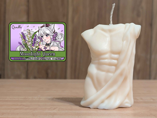 Moonlight Queen Masculine Body Candle