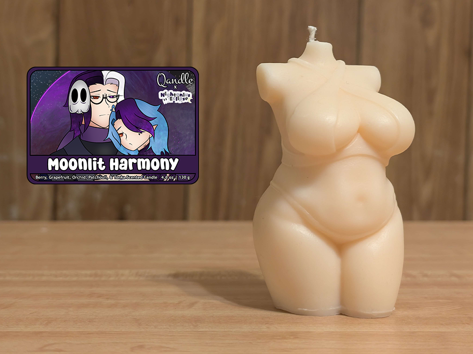 Moonlit Harmony Curvy Body Candle