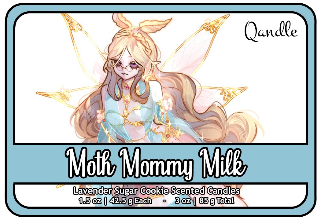 Moth Mommy Milk Heart Candles