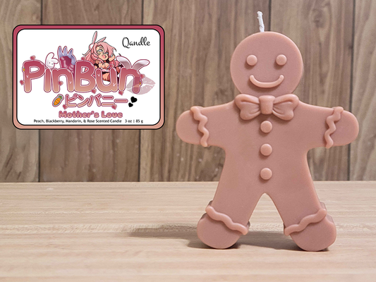 Mother's Love Gingerbread Man Candle