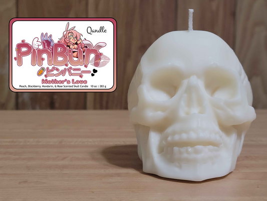 Mother's Love Skull Candle