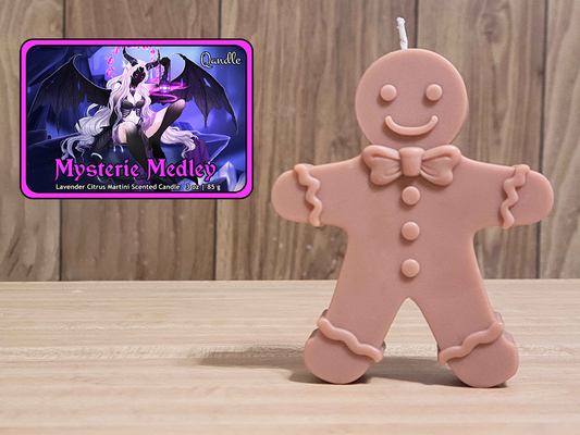 Mysterie Medley Gingerbread Man Candle