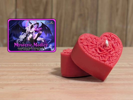 Mysterie Medley Heart Candles