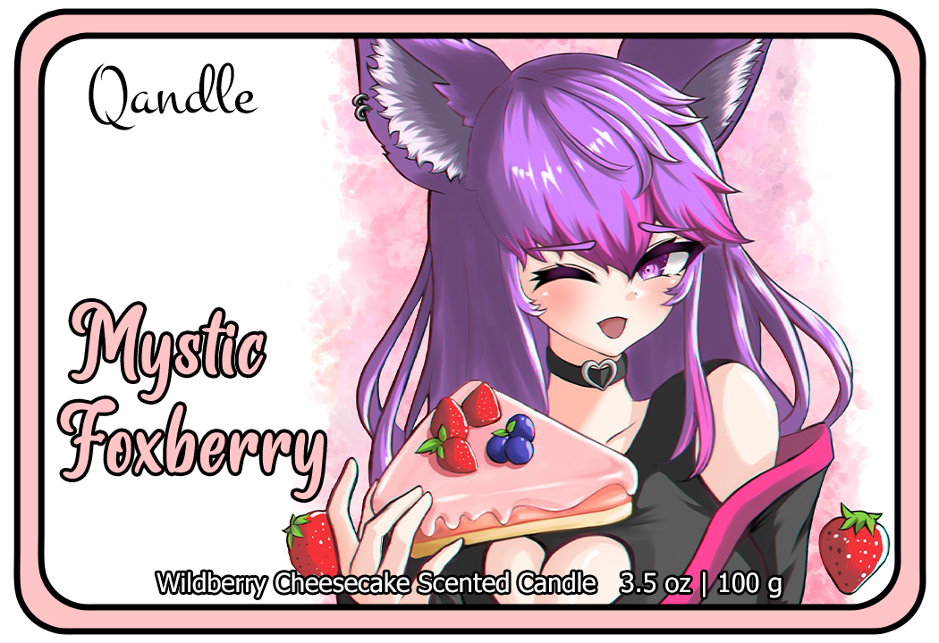 Mystic Foxberry Feminine Body Candle