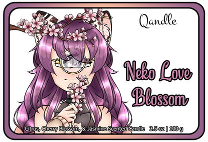 Neko Love Blossom Feminine Body Candle