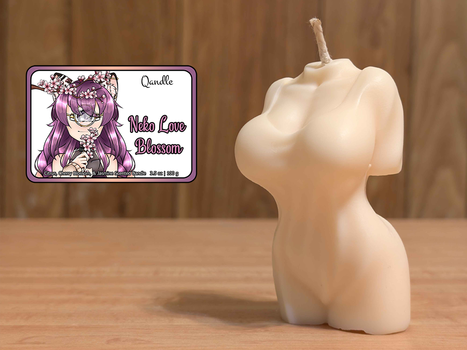 Neko Love Blossom Feminine Body Candle