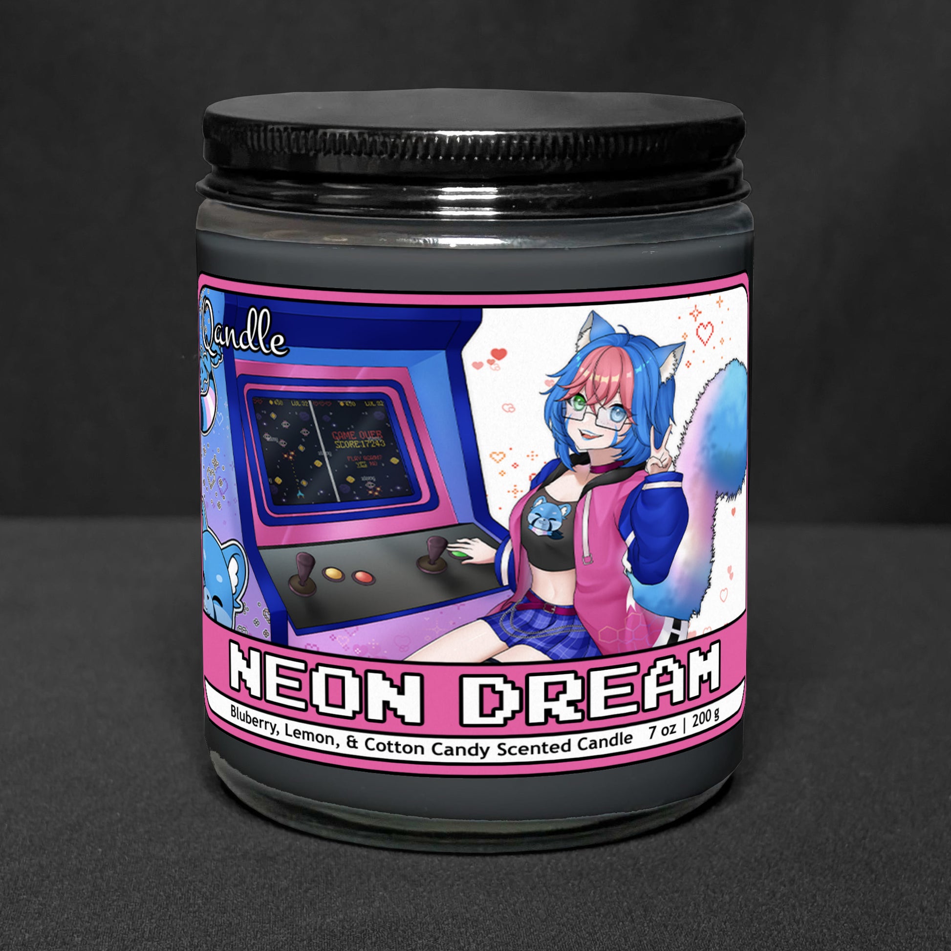 Neon Dream Candle