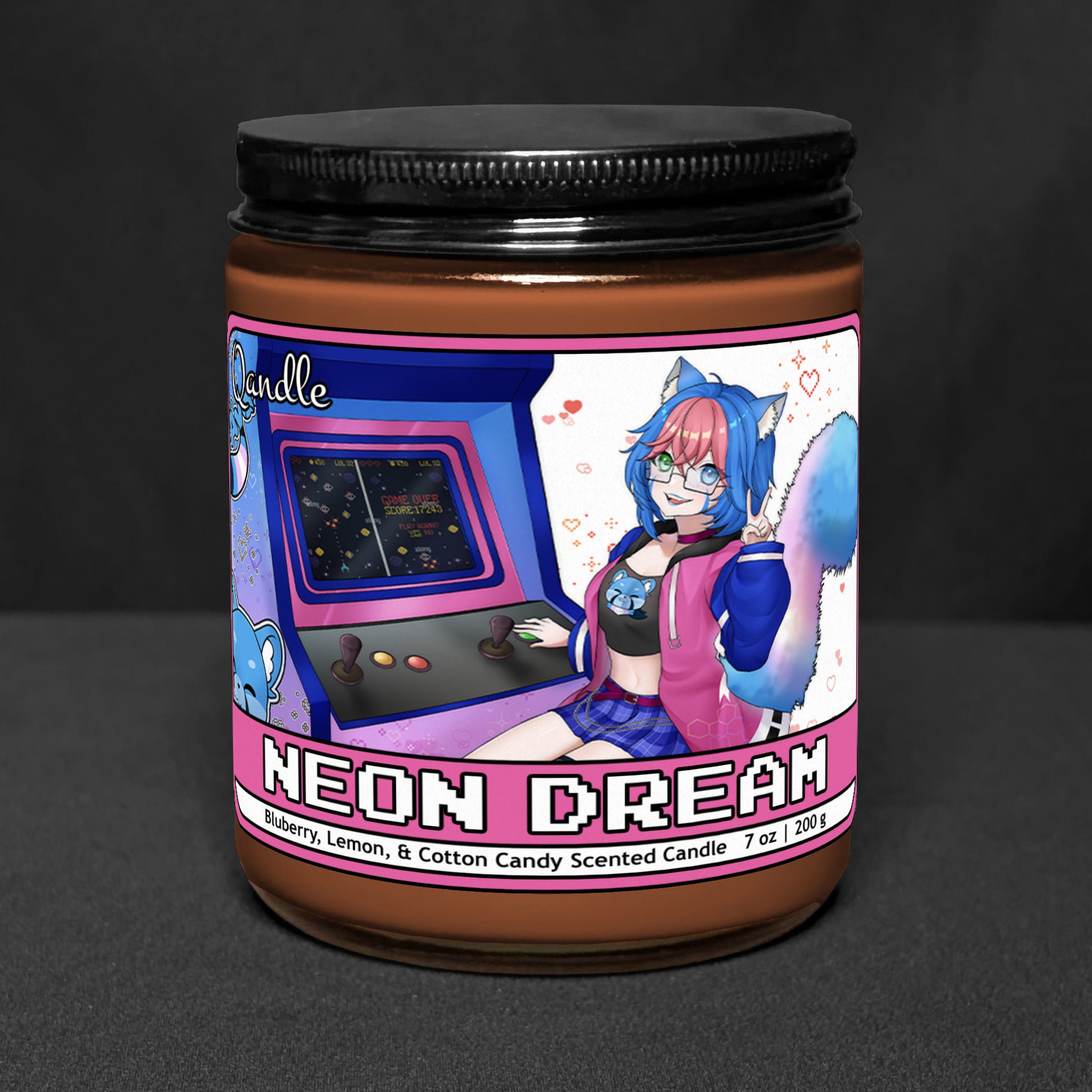 Neon Dream Candle