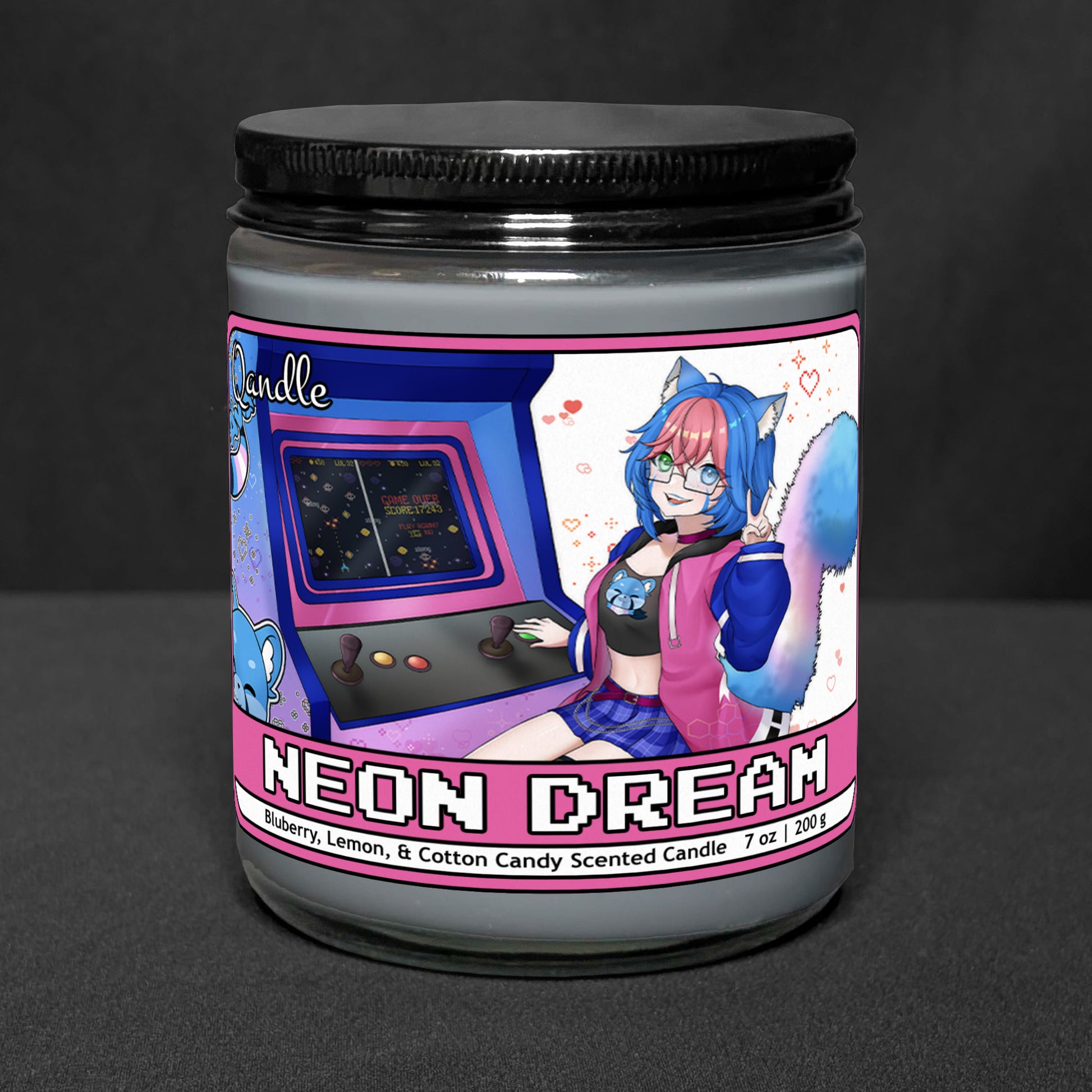 Neon Dream Candle