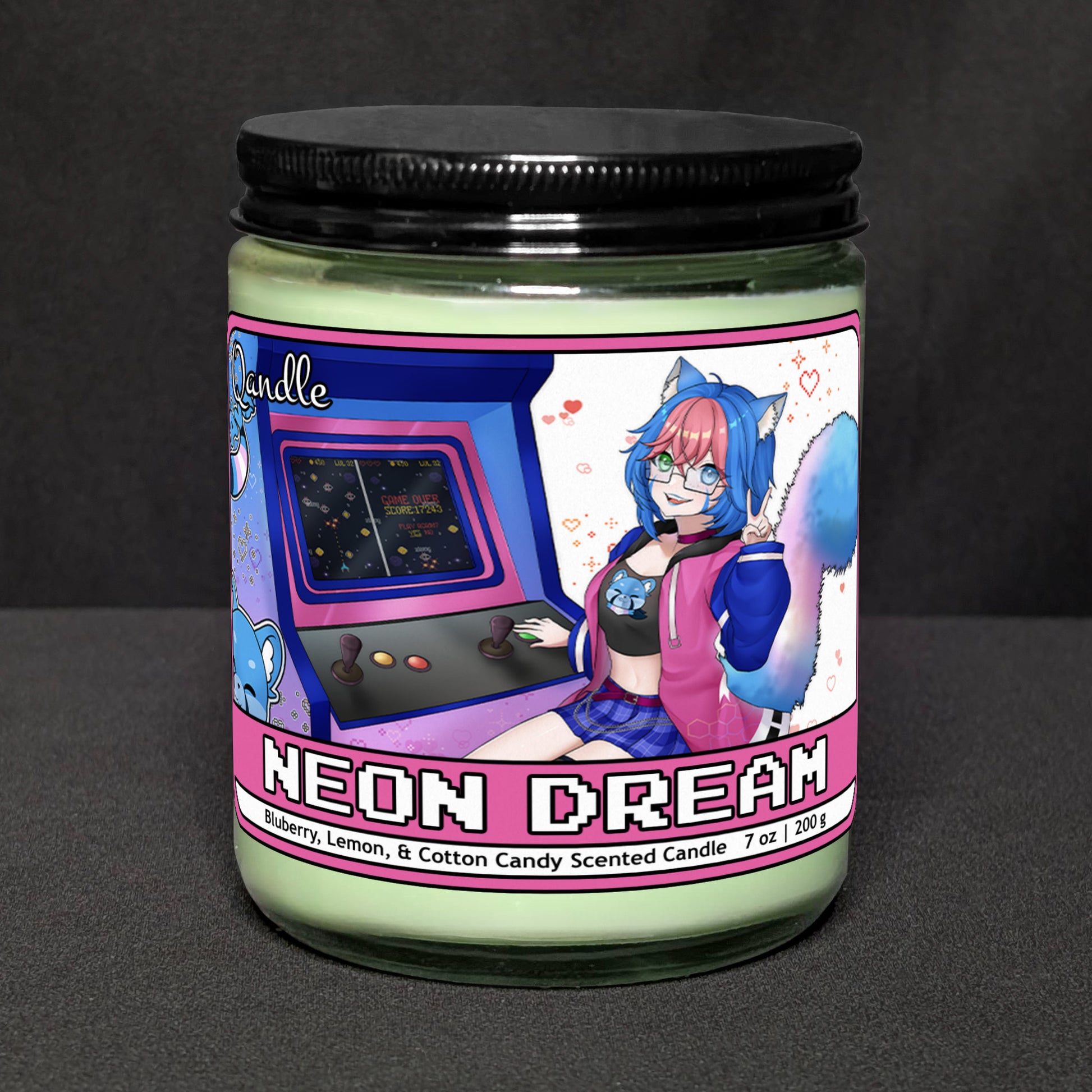 Neon Dream Candle
