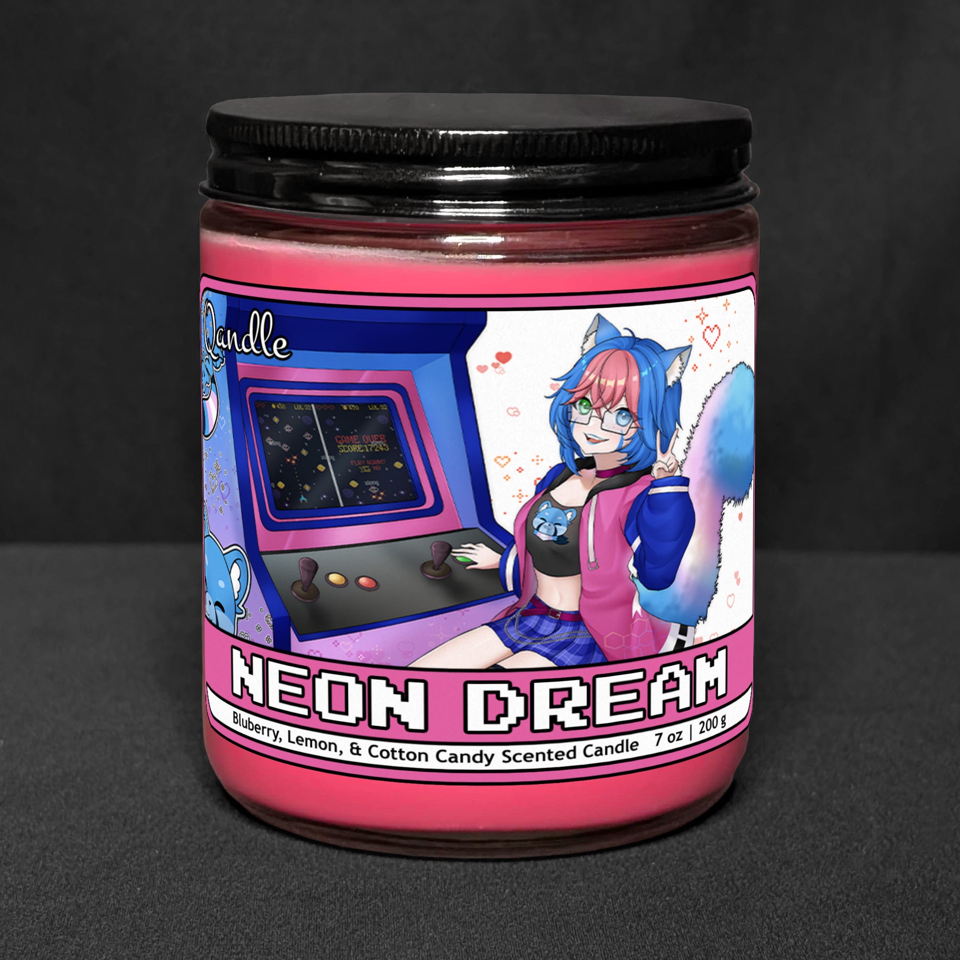 Neon Dream Candle