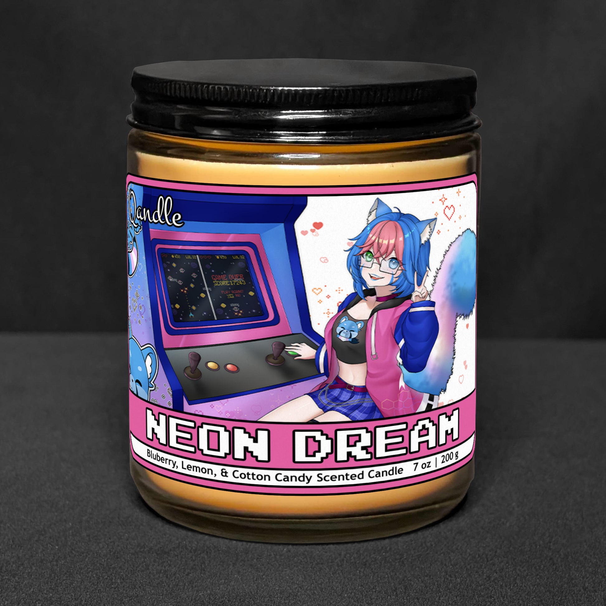 Neon Dream Candle