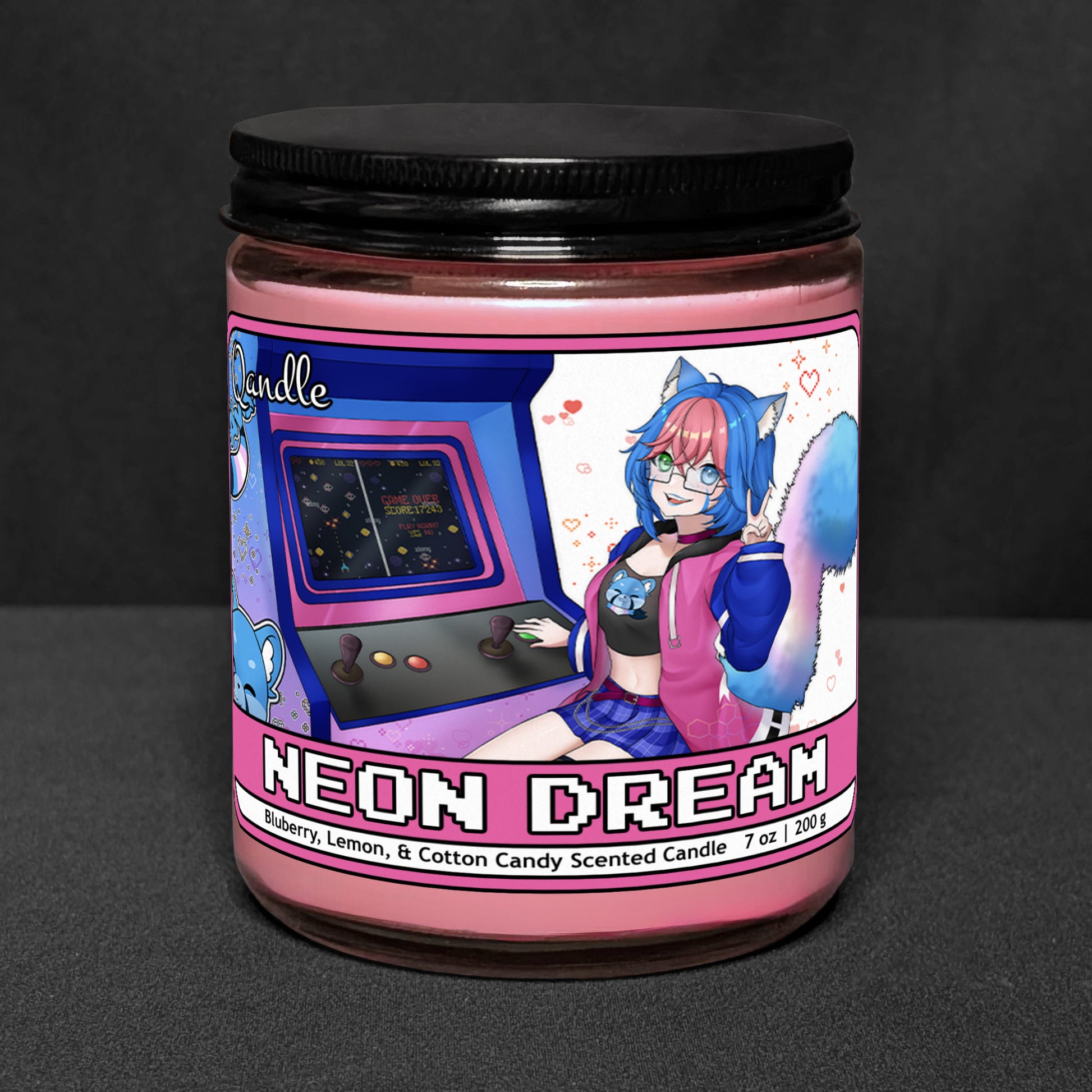 Neon Dream Candle
