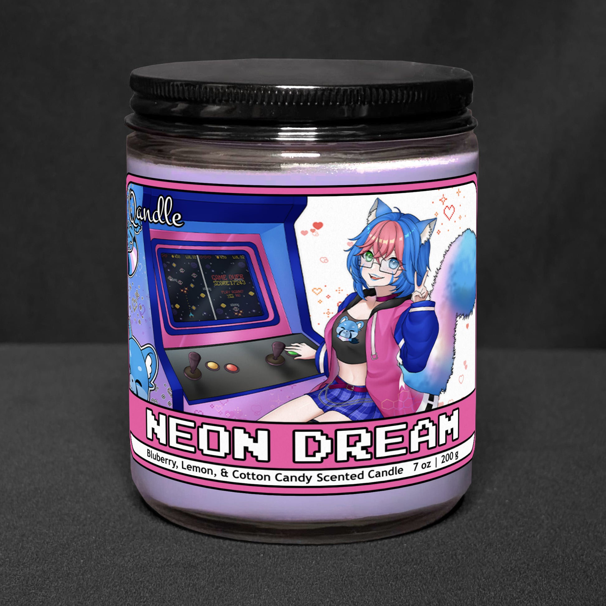 Neon Dream Candle