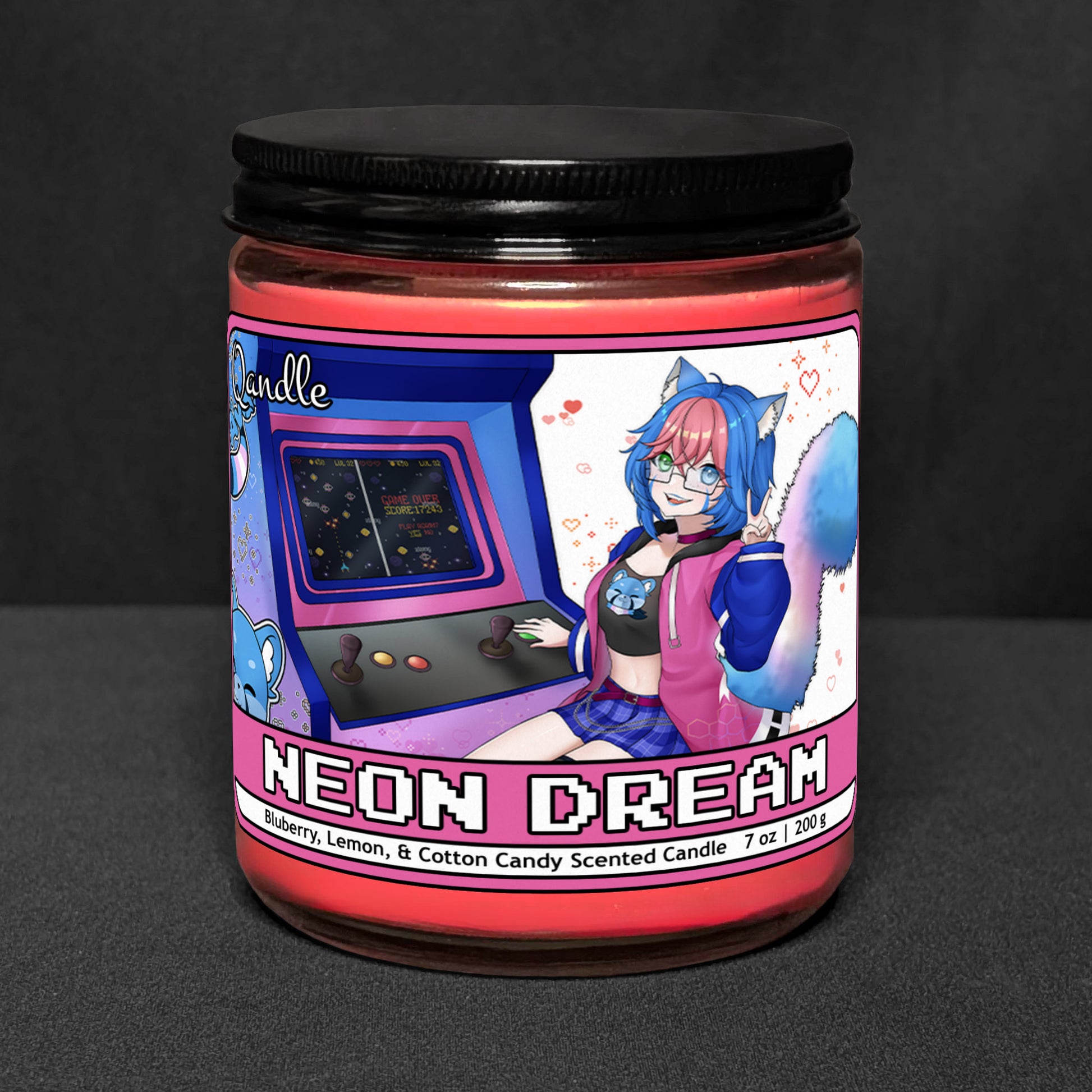 Neon Dream Candle