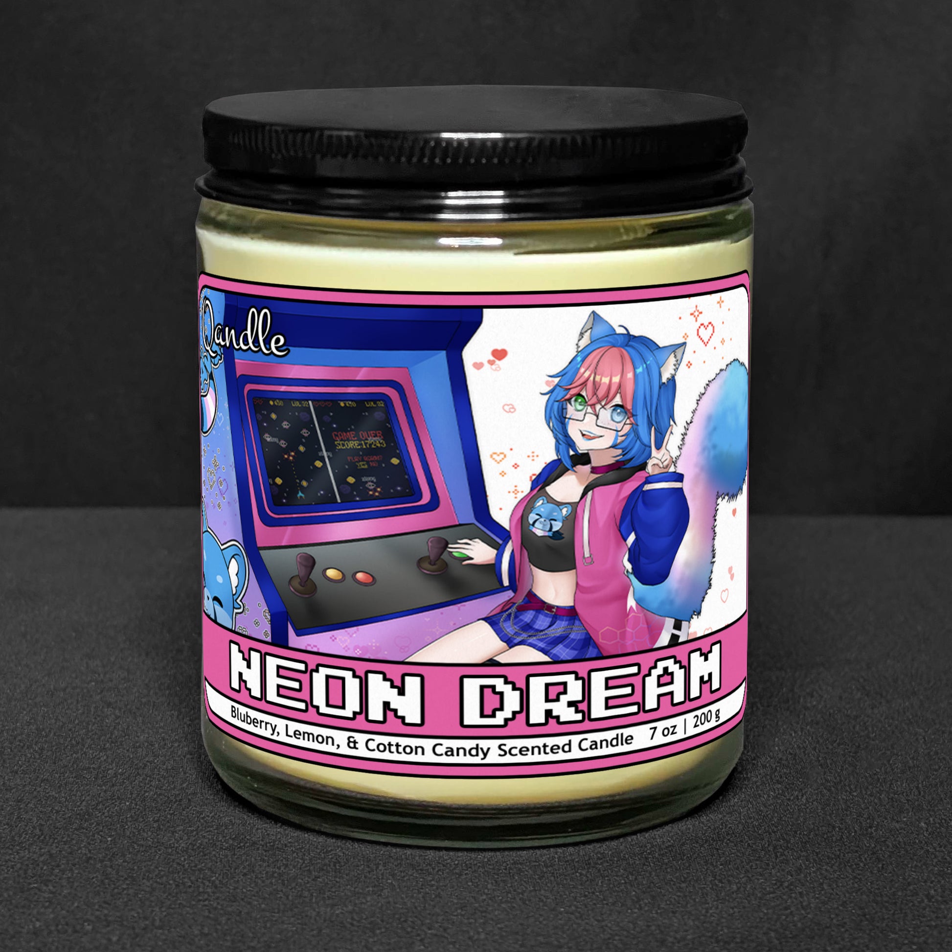 Neon Dream Candle