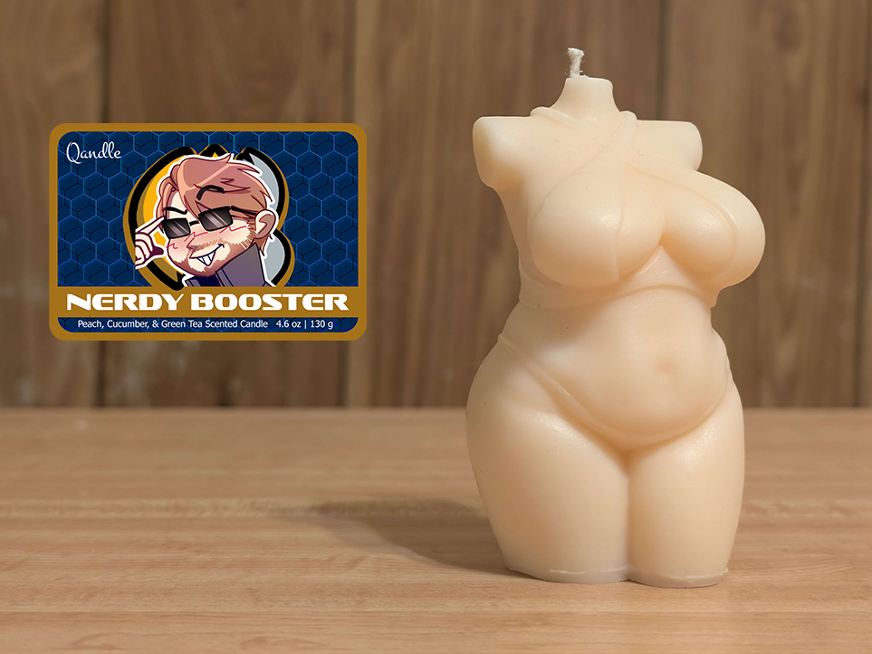 Nerdy Booster Curvy Body Candle