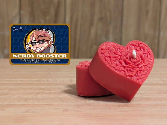 Nerdy Booster Heart Candles