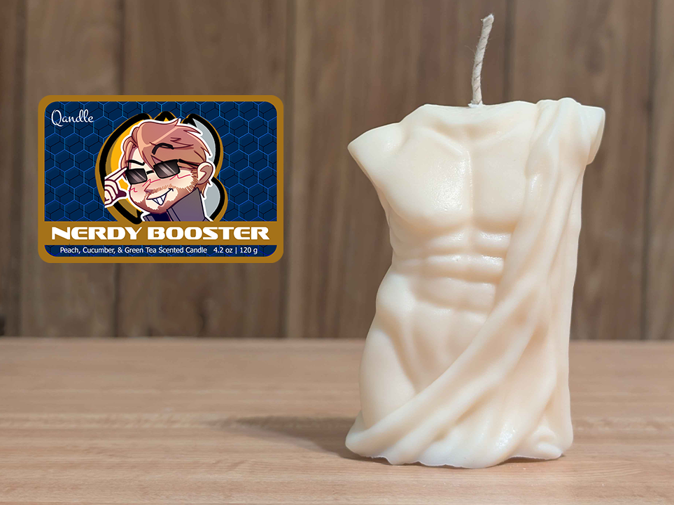 Nerdy Booster Masculine Body Candle