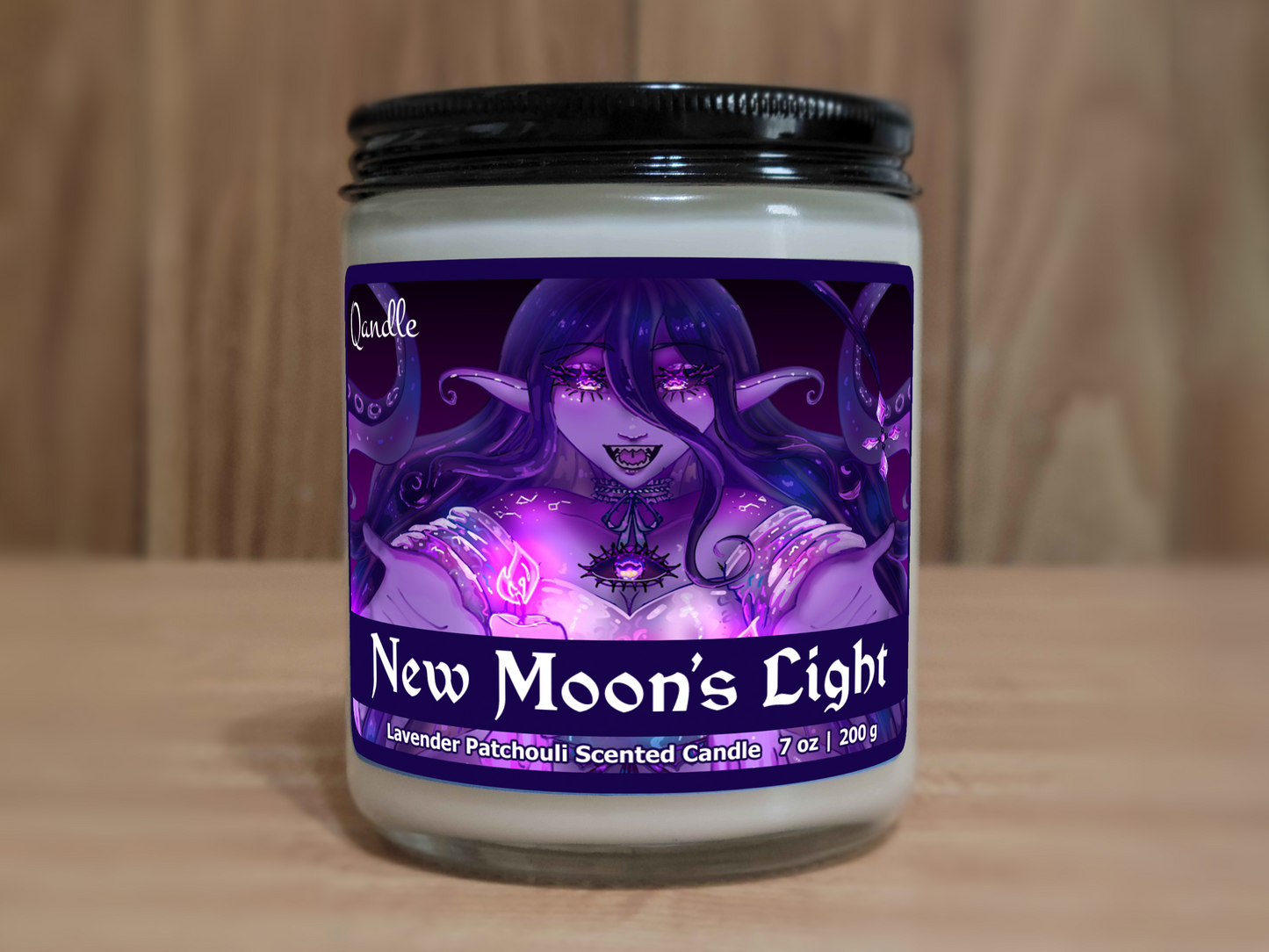 New Moon's Light Candle