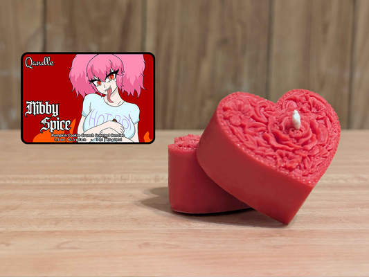 Nibby Spice Heart Candles