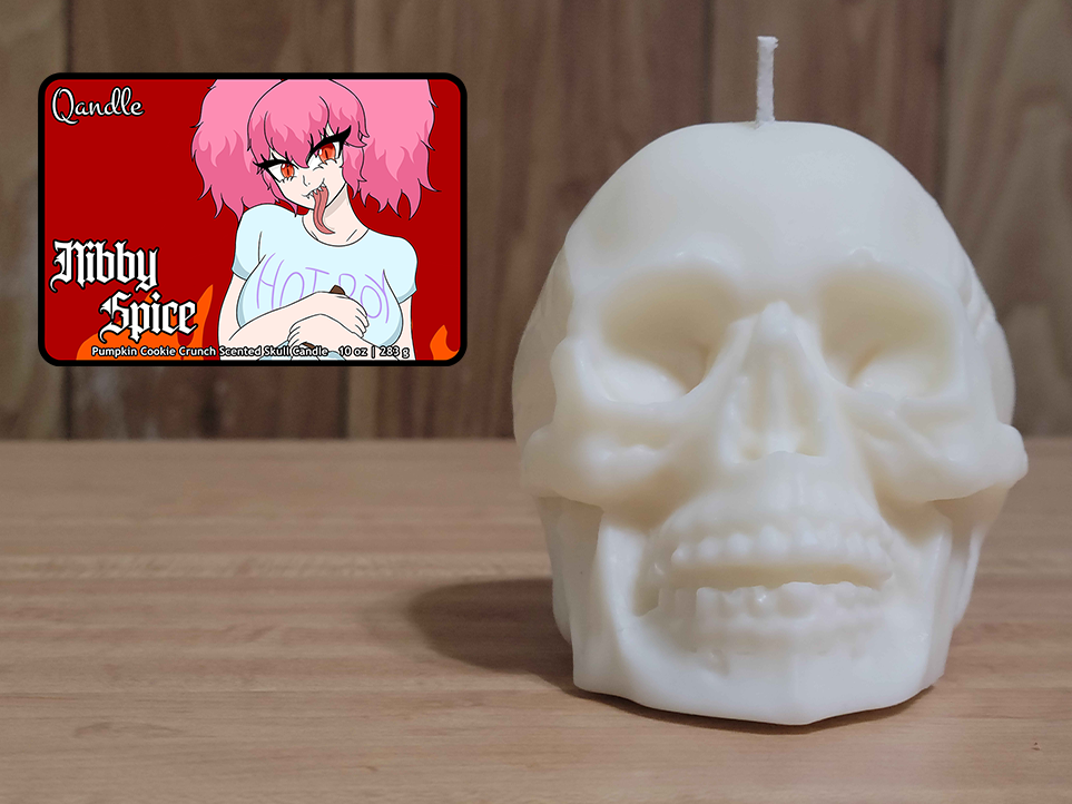 Nibby Spice Skull Candle