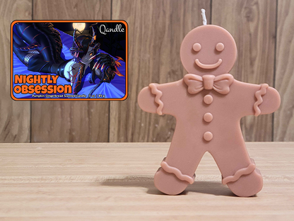 Nightly Obsession Gingerbread Man Candle