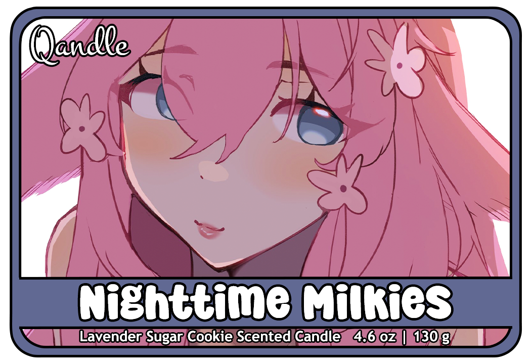 Nighttime Milkies Curvy Body Candle