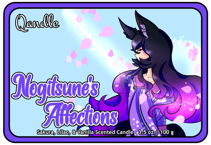 Nogitsune's Affections Feminine Body Candle