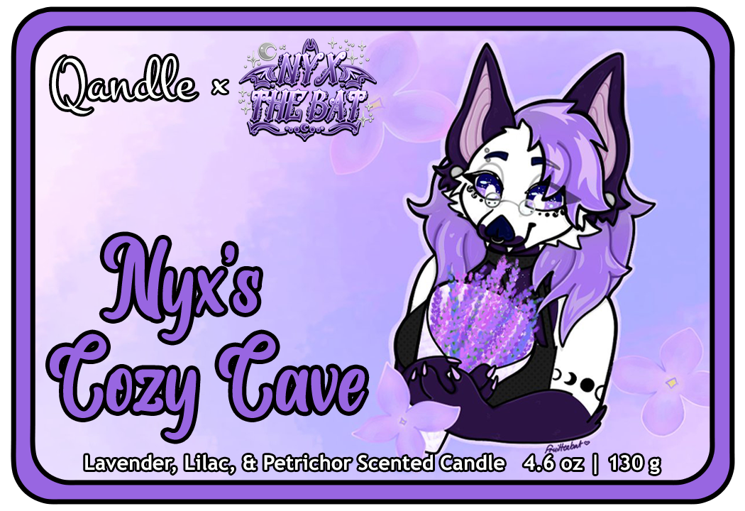 Nyx's Cozy Cave Curvy Body Candle