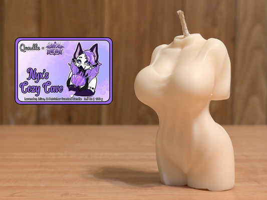 Nyx's Cozy Cave Feminine Body Candle