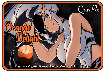 Orange Delight Feminine Body Candle