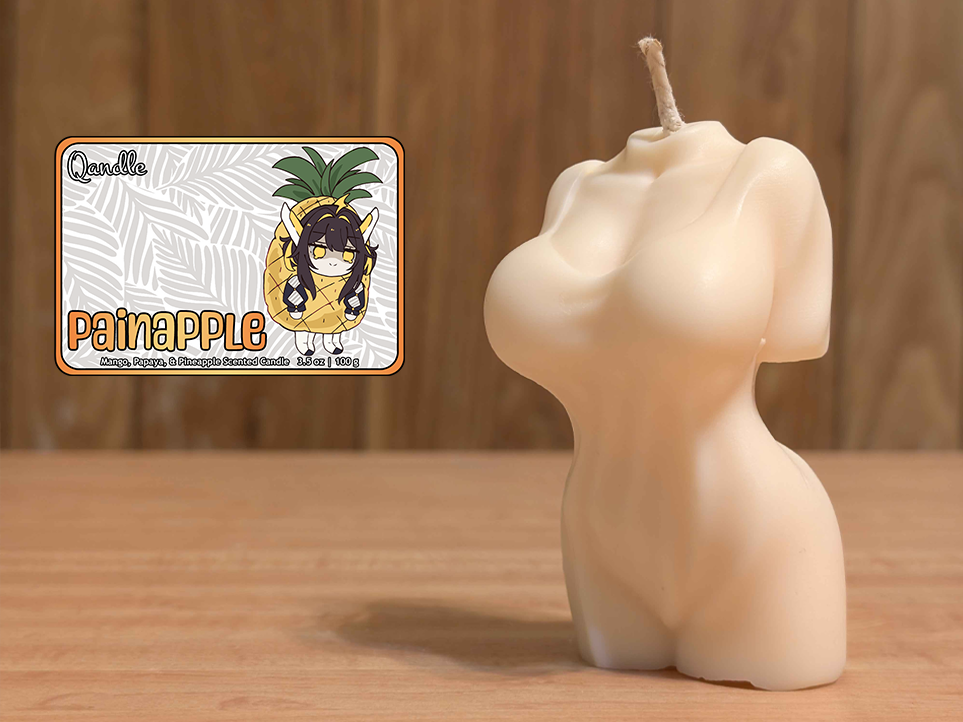 Painapple Feminine Body Candle