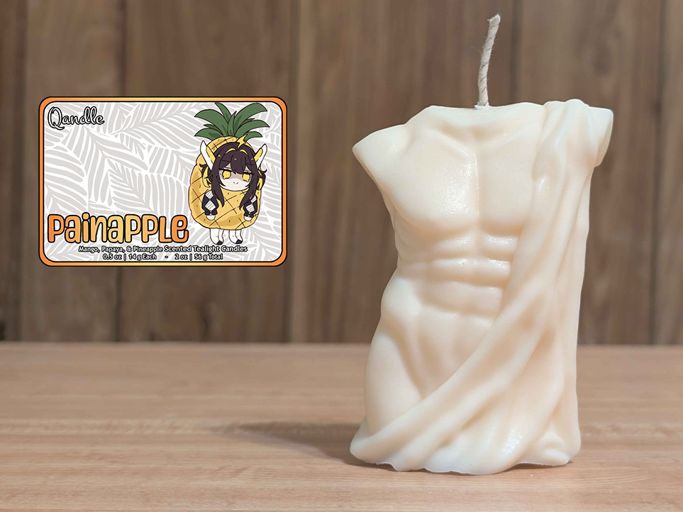 Painapple Masculine Body Candle