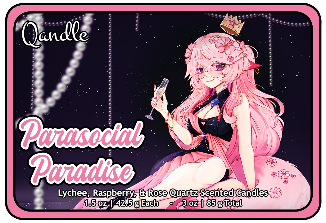 Parasocial Paradise Heart Candles