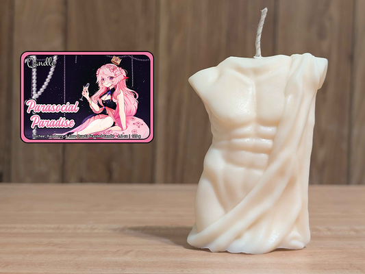 Parasocial Paradise Masculine Body Candle