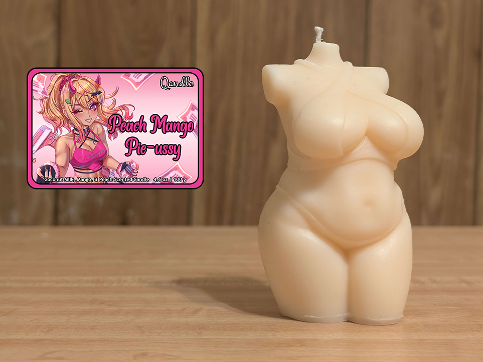 Peach Mango Pie-ussy Curvy Body Candle