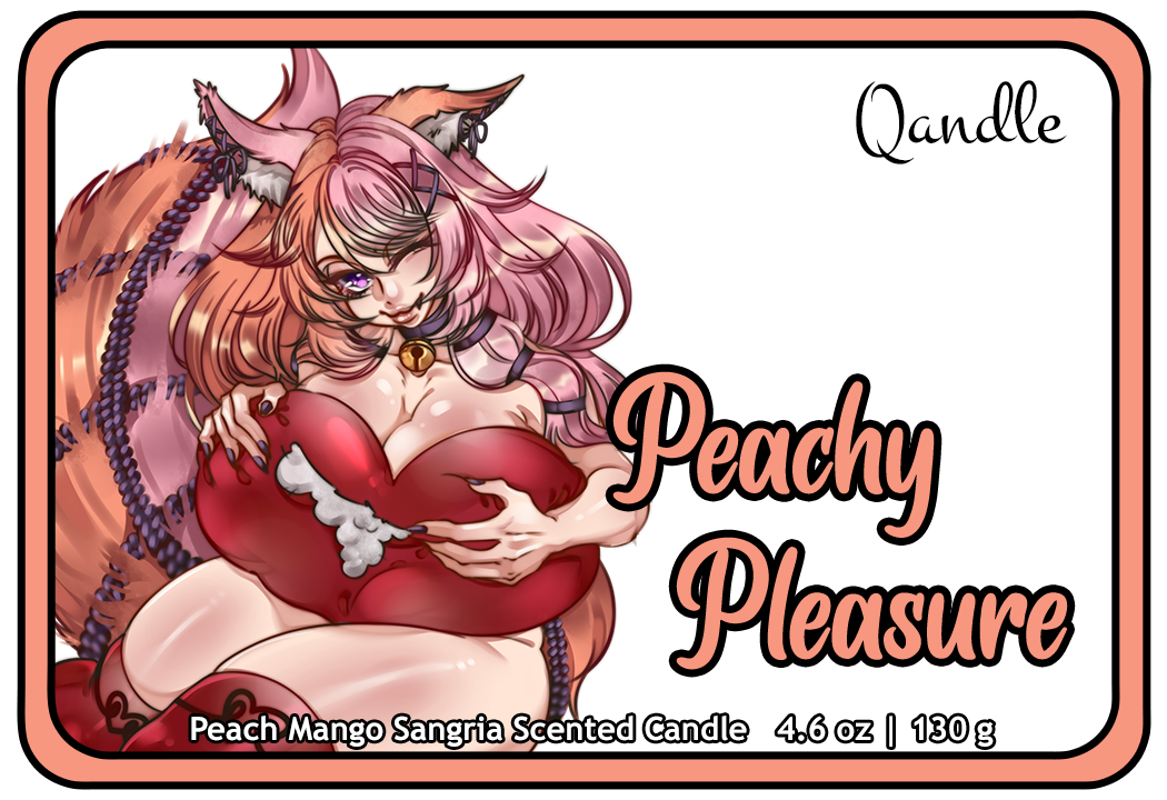 Peachy Pleasure Curvy Body Candle