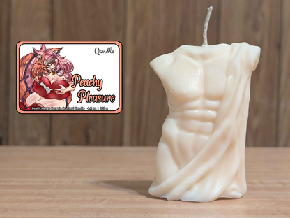 Peachy Pleasure Masculine Body Candle