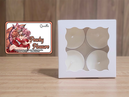 Peachy Pleasure Tealight Candles