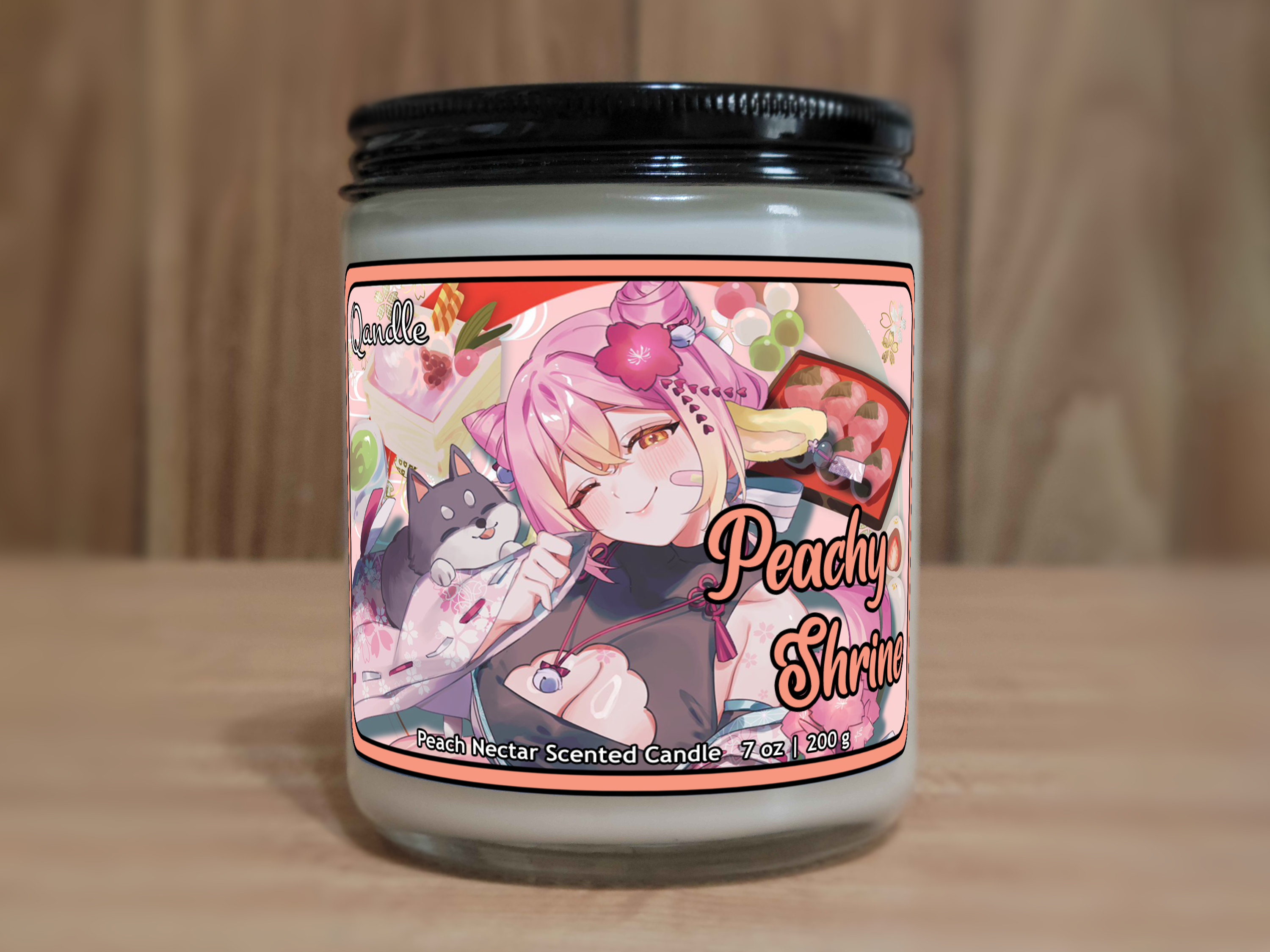 Peachy Shrine Candle