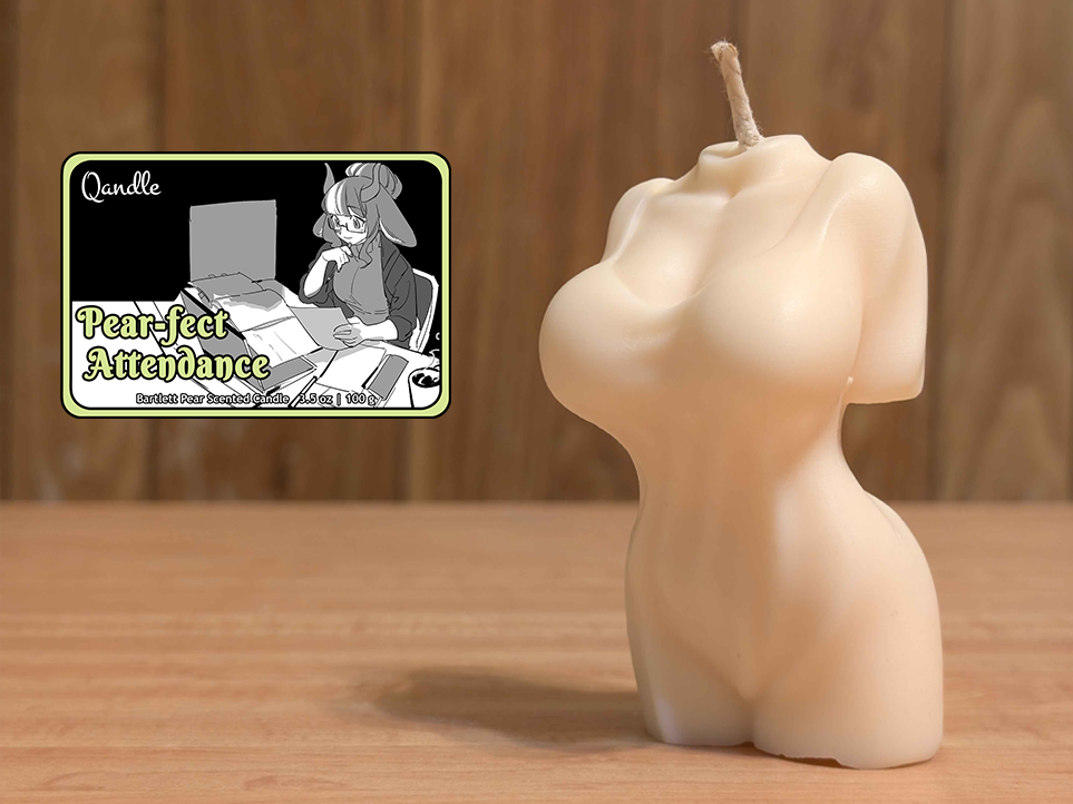 Pear-fect Attendance Feminine Body Candle