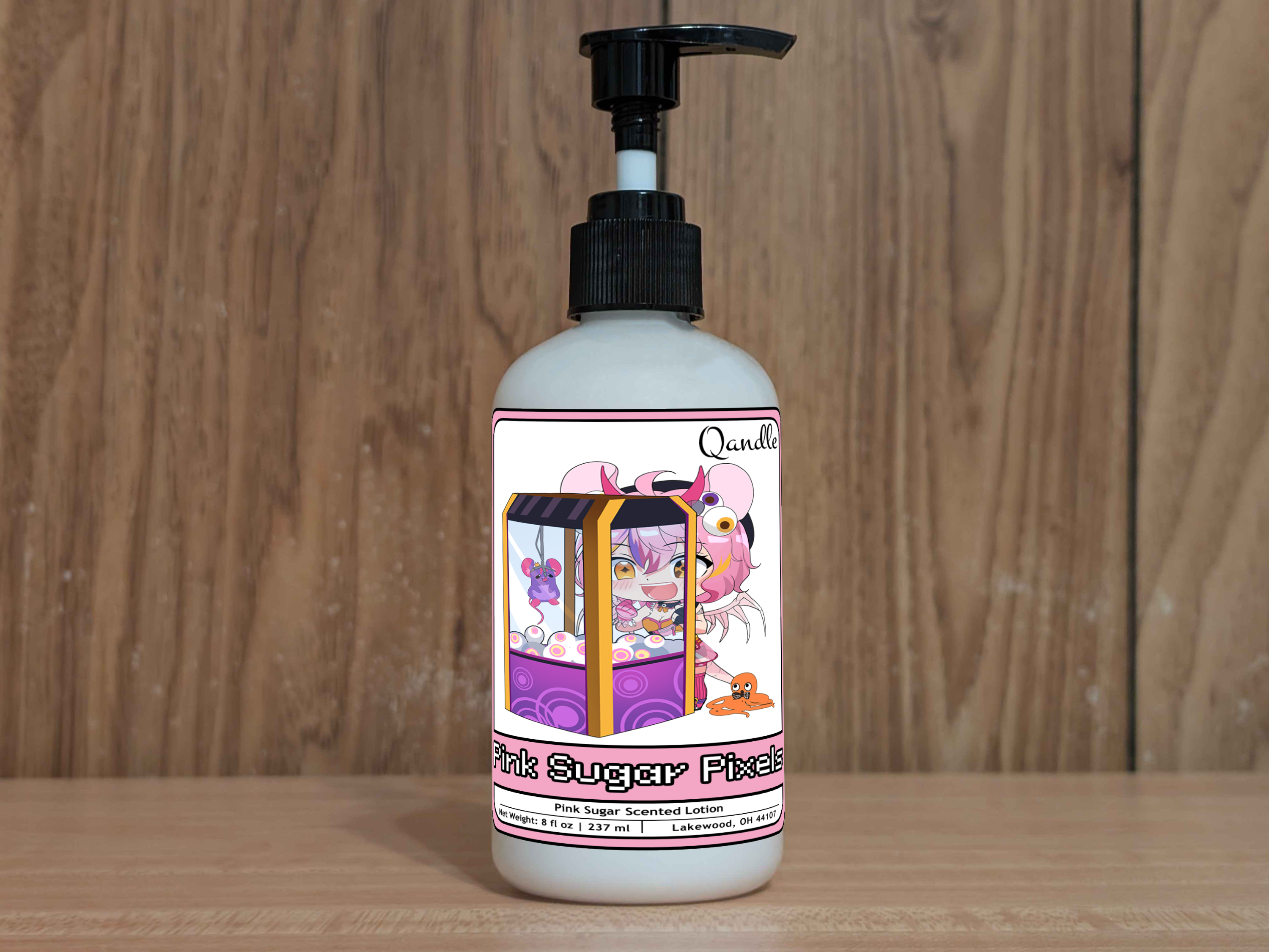 Pink Sugar Pixels Lotion