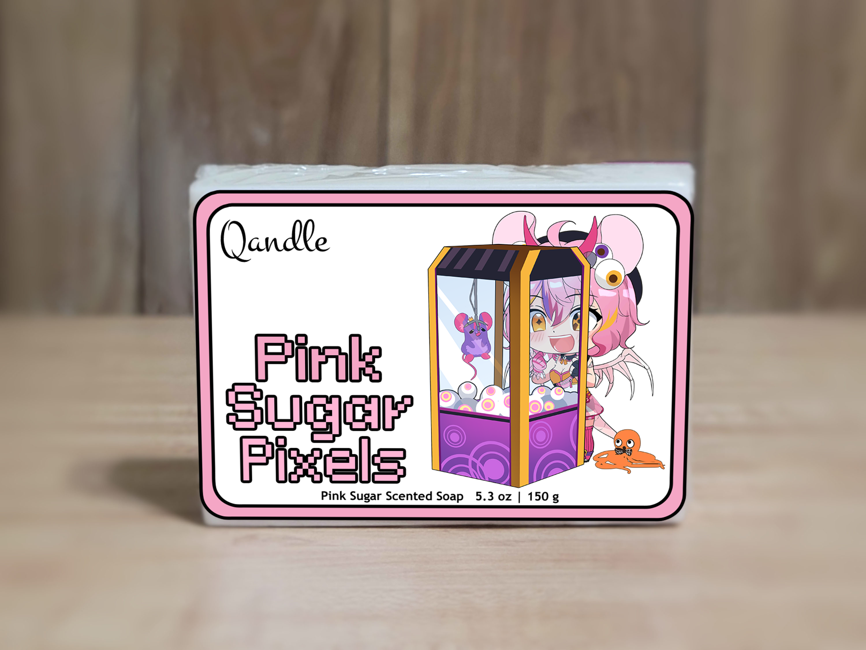 Pink Sugar Pixels Soap Bar