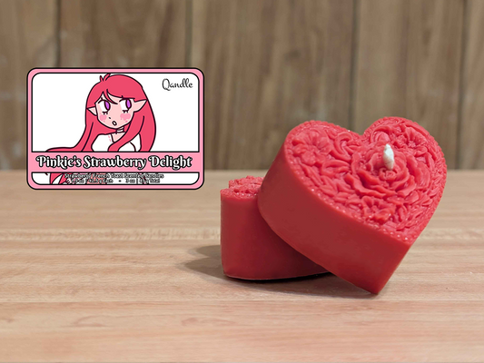 Pinkie's Strawberry Delight Heart Candles