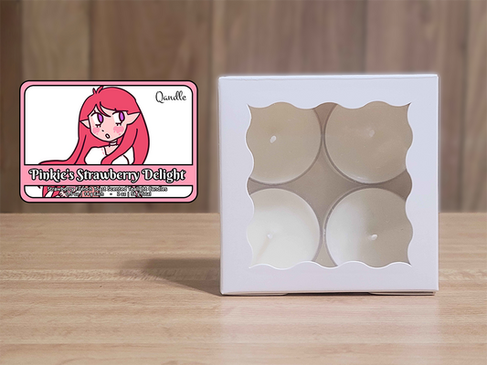 Pinkie's Strawberry Delight Tealight Candles