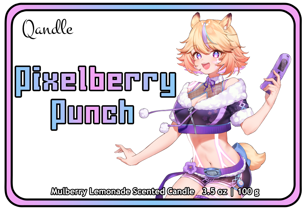 Pixelberry Punch Feminine Body Candle