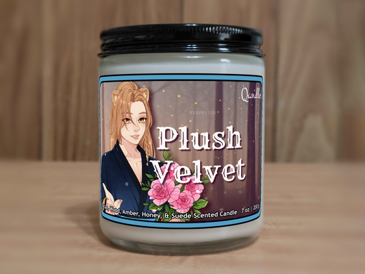 Plush Velvet Candle