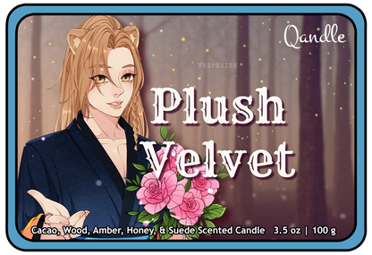 Plush Velvet Feminine Body Candle